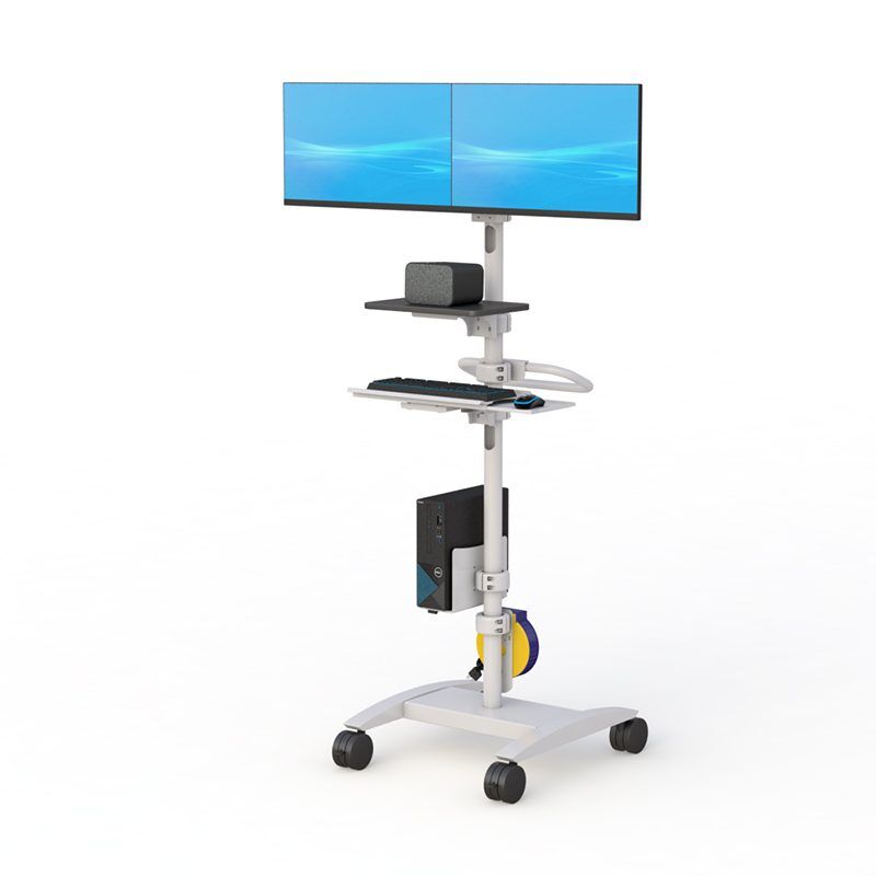 Ergonomic Rolling Medical Computer Stand