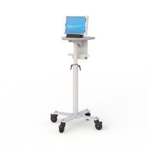 Mobile Tablet Stand on Wheels