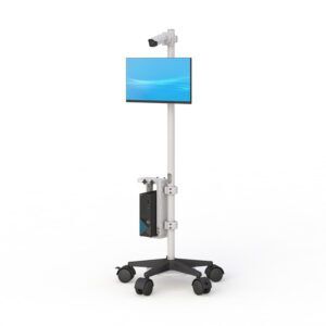 Ergoville's Telehealth Mobile Lite Cart, an innovative tool for telemedicine, ensuring accessibility and convenience in patient care.