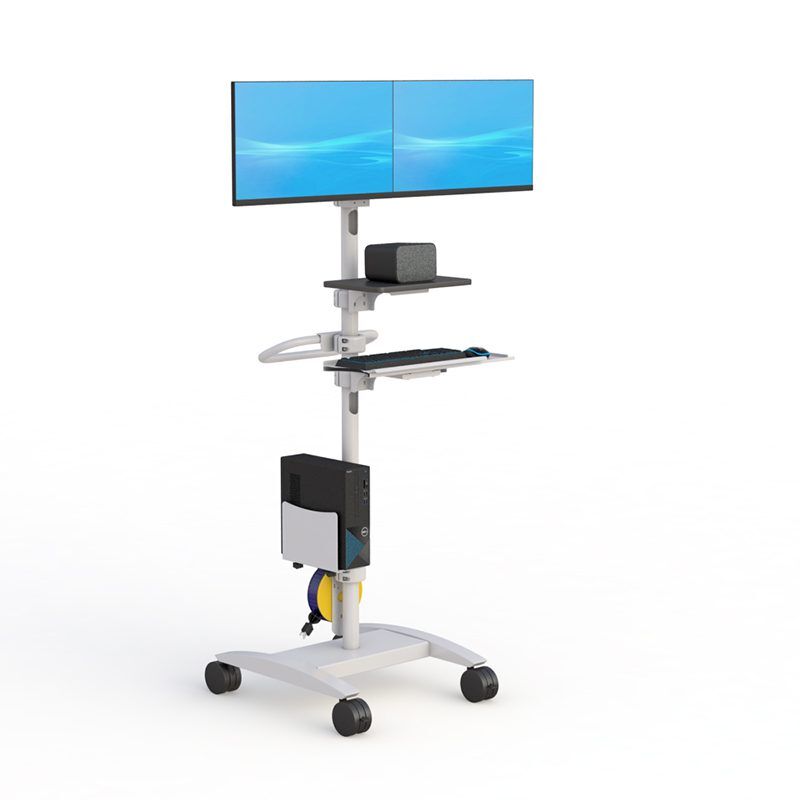 Ergonomic Rolling Medical Computer Stand - Image 2