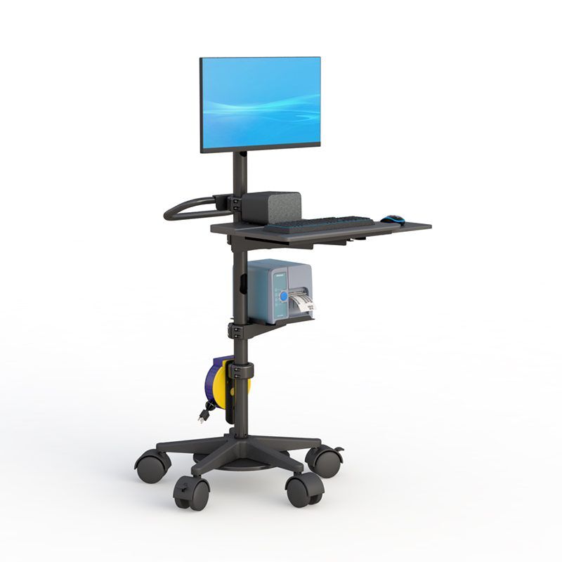 DELL WYSE Mini-PC Mobile Computer Pole Cart - Image 2