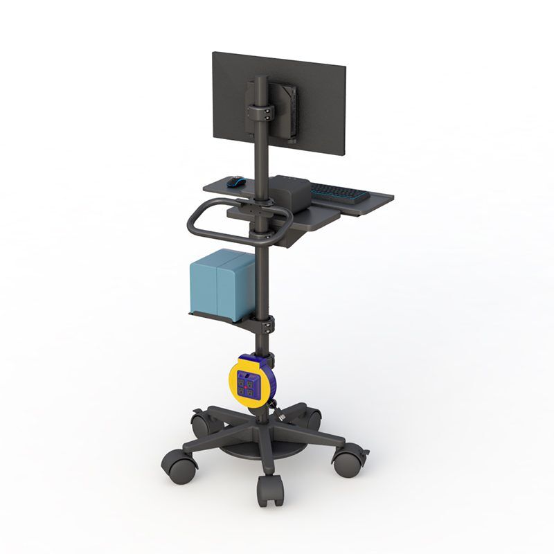 DELL WYSE Mini-PC Mobile Computer Pole Cart - Image 3