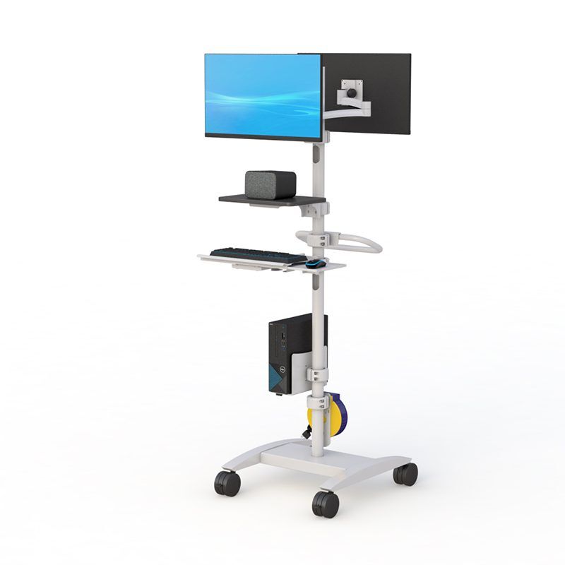 Ergonomic Rolling Medical Computer Stand - Image 4