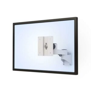 Wall-mounted iPad Tablet Frame holder with extendable arm for secure device positioning
