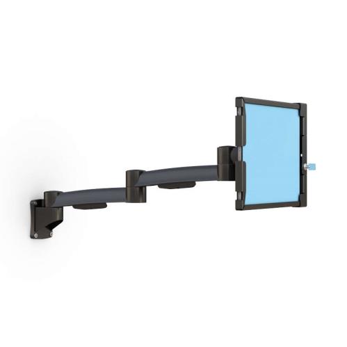 Closeup of Tablet Frame Holder Arm pivot mechanism and locking features