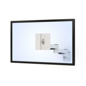 Wall-mounted Mounted Tablet Frame Arm holding tablet with adjustable tilt and swivel