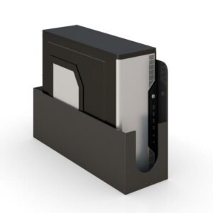 sturdy computer cpu wall mount shelf with adjustable support brackets