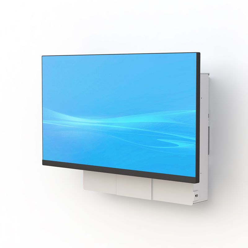 Monitor-mounted CPU holder enclosure with adjustable frame for secure computer storage