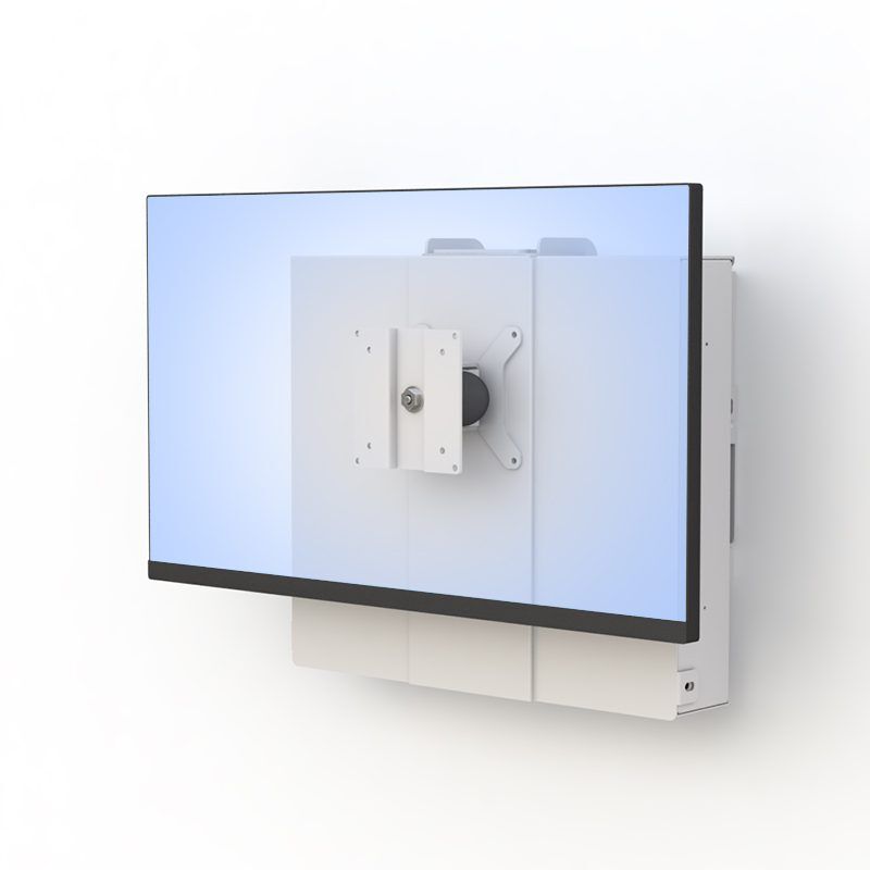 Angled view of CPU holder enclosure showing ventilation slots and sturdy construction