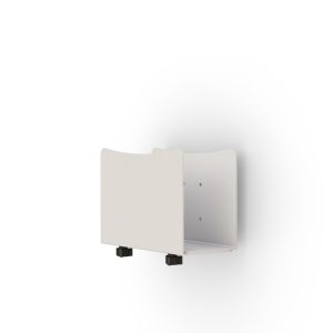 computer CPU wall track mount with adjustable bracket and secure sliding rail system