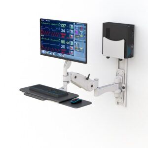 Computer Workstation Wall Mount for Secure Installation