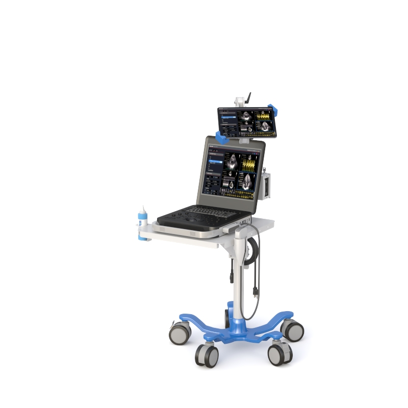 Ergonomic Mobile Medical Laptop & Monitor Cart - Image 4
